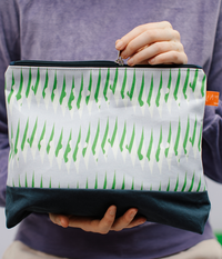 Wash Bag — Peas - Green / Purple